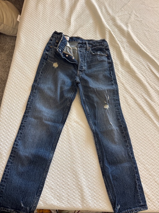 GAP Denim - GAP Cheeky Straight High Rise Jeans in Medium Denim